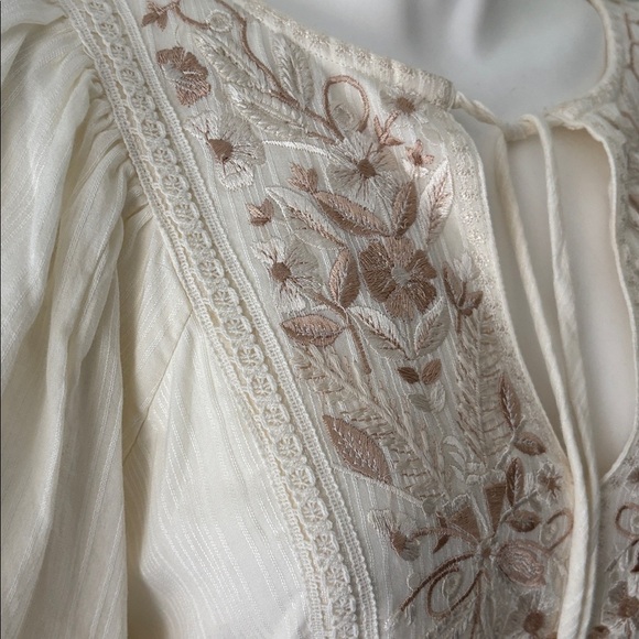 ANTHROPOLOGIE Viveka embroidered lace mini dress small - Picture 9 of 13